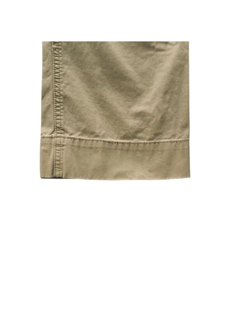 Gap Favorite Chinos Women's Size 4 Ankle Wide Leg Light Khaki Cotton Y2K Style - Picture 7 of 9
